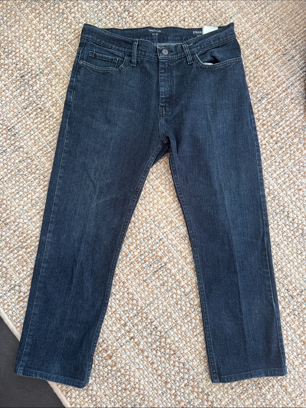 Nautica Straight-Leg Men's Jeans 34 W 32 L